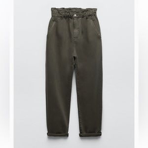 Zara Baggy Paperbag Jeans